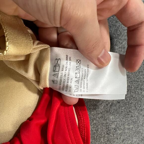 zuda Tankini Top True Red Size Res 2 - Picture 4 of 9